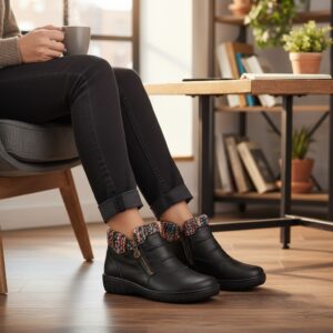 Γυναικεία Δερμάτινα Μποτάκια – Άνεση, Ζεστασιά & Μοντέρνο Στυλ 73824201 Γυναικεία Δερμάτινα μποτάκια