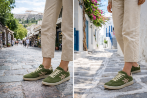 Δερμάτινα sneakers σε μοντέρνο design που συνδυάζει άνεση και στυλ 7016416