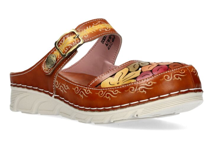 Γυναικεία Δερμάτινα πέδιλα Laura Vita