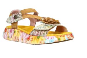 Δερμάτινα πέδιλα Laura Vita