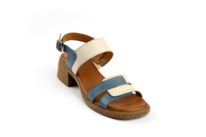 Δερμάτινα Πέδιλα με Χαμηλό τακούνι