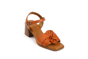 Δερμάτινα πέδιλα σε κομψό Ταμπά και τακούνι 6,5cm 11738531 Δερμάτινα Πέδιλα με Χαμηλό τακούνι