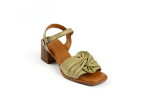 Δερμάτινα Πέδιλα με Χαμηλό τακούνι