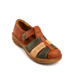 Δερμάτινα Πέδιλα – Κλειστό Σχέδιο με Ανατομικό Πάτο & Διάτρητες Λεπτομέρειες 59611851