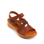 Γυναικεία Δερμάτινα Πέδιλα – Ταμπά με Ανατομικό Πάτο & Ελαστικά Λουράκια 74594142