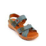 Γυναικεία Δερμάτινα Πέδιλα – Μπλε με Ανατομικό Πάτο & Ρυθμιζόμενα Λουράκια 74084141