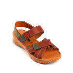 Γυναικεία Δερμάτινα Πέδιλα – Μπλε με Ανατομικό Πάτο & Ρυθμιζόμενα Λουράκια 74084142