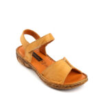 Γυναικεία Δερμάτινα Πέδιλα – Camel με Ανατομικό Πάτο & Ρυθμιζόμενο Λουράκι 74152141