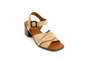 Δερμάτινα Πέδιλα με Χαμηλό τακούνι