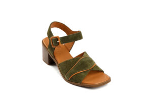 Δερμάτινα Πέδιλα με Χαμηλό τακούνι