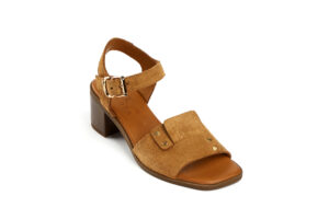 Δερμάτινα Πέδιλα με Χαμηλό τακούνι