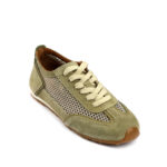 Γυναικεία Δερμάτινα Sneakers – Χακί Casual Παπούτσια με Διάτρητο Σχέδιο & Αναπνεύσιμη Κατασκευή 50026682