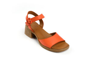 Δερμάτινα Πέδιλα με Χαμηλό τακούνι