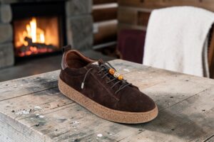 Γυναικεία Δερμάτινα Casual Δετά Παπούτσια – Καστόρι Καφέ 083926841