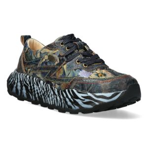 Γυναικεία Δερμάτινα Sneakers Laura Vita – Floral & Animal Print Flash Jeans Laura Vita sneakers