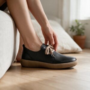 Γυναικεία Δερμάτινα Casual Παπούτσια – Άνεση & Minimal Χειμερινό Στυλ 011797181